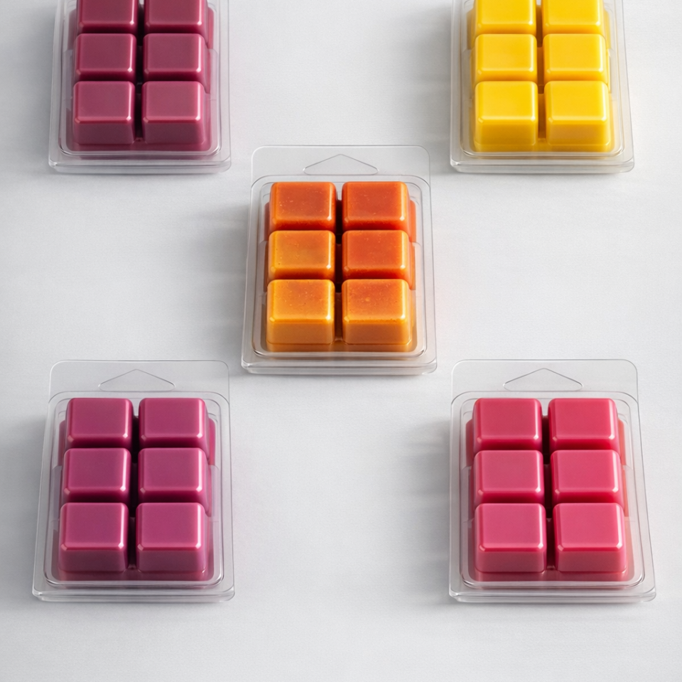 Craig's Scents branded wax melt presentation